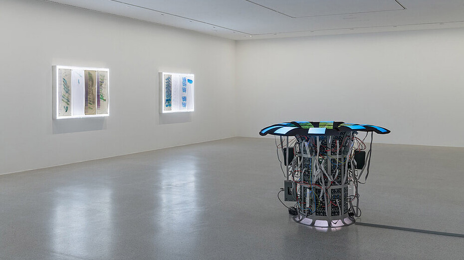 Claudia Pagès Rabal, Feudal holes, ausstellungsansicht. Mit freundlicher genehmigung von MUMOK