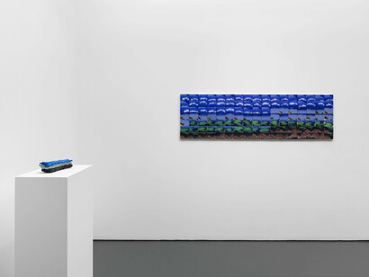 Evian Wenyi Zhang, 化身 (huàshēn), exhibition view. Courtesy of Pedro Cera