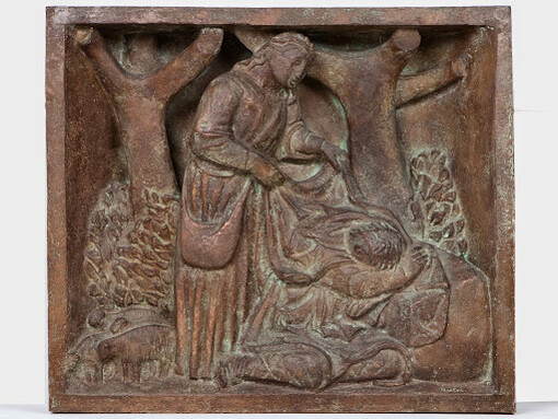 Arturo Martini, Il perdono, 60 x 69,5 x 14 cm, Bronzo, 1925-26