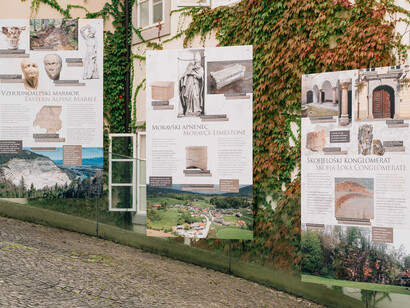 Of time and stone. In Roman Emona and Baroque Ljubljana/Laibach, exhibition view. Courtesy of City Museum of Ljubljana