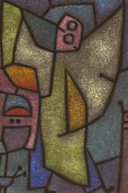 Paul Klee, Angelus militans (detail), 1940. Courtesy of Staatsgalerie Stuttgart, loaned in 1998 by the Steegmann Collection. © 2026 Artists Rights Society (ARS), New York