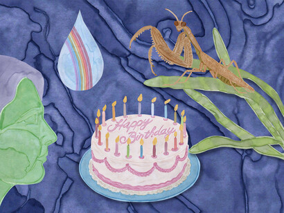 Kate Mitchell, In the eye of the giant (anxiety study) (detail), 2025. Courtesy of Art Gallery of NSW