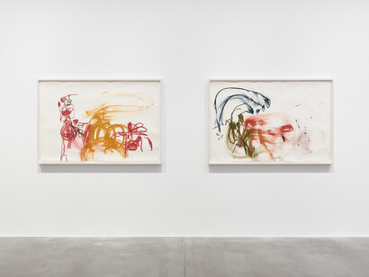 Janaina Tschäpe, A gush of wind (Atemraum), ausstellungsansicht. Mit freundlicher genehmigung der Galerie Max Hetzler