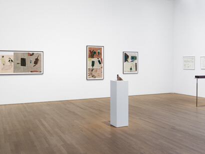 Jockum Nordström, Myrstackarnas land (Land of Anthills), exhibition view. Courtesy of Tim Van Laere Gallery