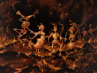 Francesco De Grandi, A passo di danza (detail), 2025. Courtesy of Rizzuto Gallery