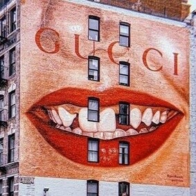 Murales della "Gucci Art Wall", 2020, New York, USA