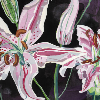 Elisabeth Condon, Lilies 2 (detail), 2025. Courtesy of Garvey|Simon