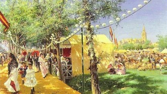 "Feria de Sevilla", Manuel Rodríguez, 1906