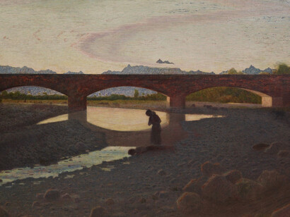 Giuseppe Pellizza da Volpedo, Il ponte (dettaglio), 1904. Per gentile concessione di METS