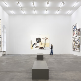 Kara Elizabeth Walker, Dispatches from A— and the Museum of half-remembered histories, ausstellungsansicht. Mit freundlicher genehmigung von Sprüth Magers