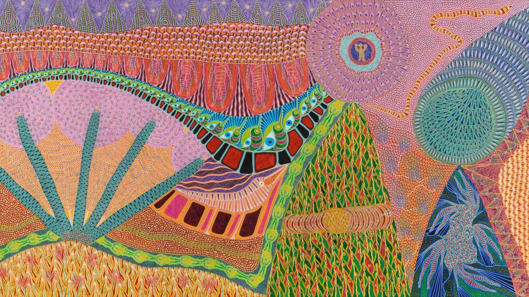 Domenico Zindato, Subtle bodies / Into there / A return / Where I had never been / Here / Invisible masters / An apotheosis (detail), 2024. Courtesy of Andrew Edlin Gallery