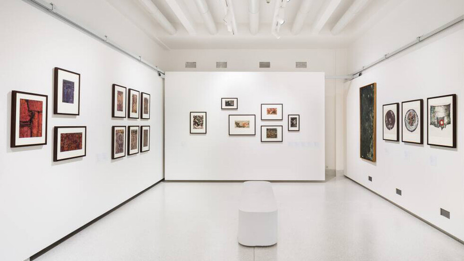 Various artists, Below the horizon: Zbyšek Sion and informal abstraction, exhibition view. Courtesy of Národní galerie Praha