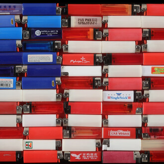 Michele Pred, Inflamed (detail), 2006. Courtesy of Nancy Hoffman Gallery