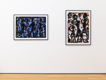 Helmut Middendorf, Nocturama, exhibition view. Courtesy of Eleni Koroneou Gallery