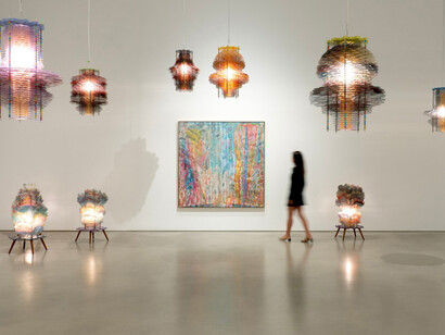 Jorge Pardo, exhibition view. Courtesy of Petzel