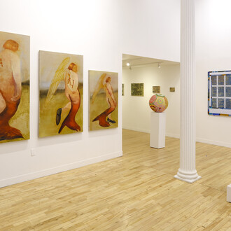 Various artists, Between myth and memory, exhibition view. Courtesy of 81 Leonard Gallery