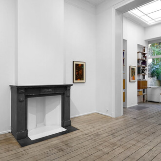 Albert Irvin, Early work from the '60s, exhibition view. Courtesy of Nino Mier Gallery