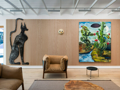 Various artists, Stranger things, exhibition view. Courtesy of Simchowitz Gallery