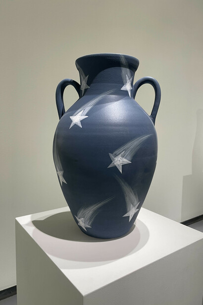 Gary Simmons, Vessel 2 (detail). Courtesy of Baldwin Gallery