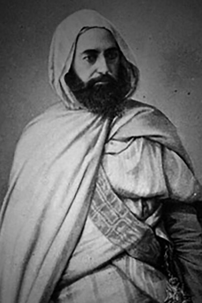 Abd al-Qadir ibn Muhyi al-Din, known as the Emir Abdelkader or Abd al-Qadir al-Hassani al-Jaza'iri, was an Algerian religious and military leader who led a struggle against the French colonial invasion of Algiers in the early 19th century