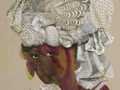 Firelei Báez, Sans-souci (This threshold between a dematerialized and a historicized body) (detalle), 2015. Cortesía del MCA Chicago