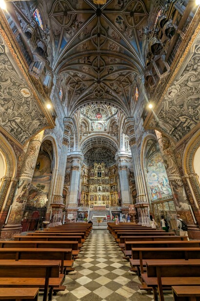 Spain, stunning church interior featuring Renaissance art