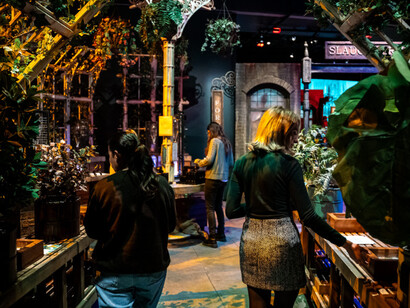 Sherlock Holmes: cracking the case, exhibition view. Courtesy of Pointe-à-Callière