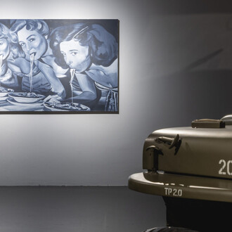 News from the near future, vista de exhibición. Cortesía del Museo Nazionale dell’Automobile