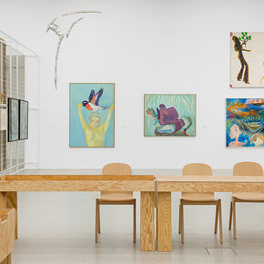 Verschiedene künstler, Nie endgültig! Das museum im wandel, ausstellungsansicht. Mit freundlicher genehmigung des Mumok