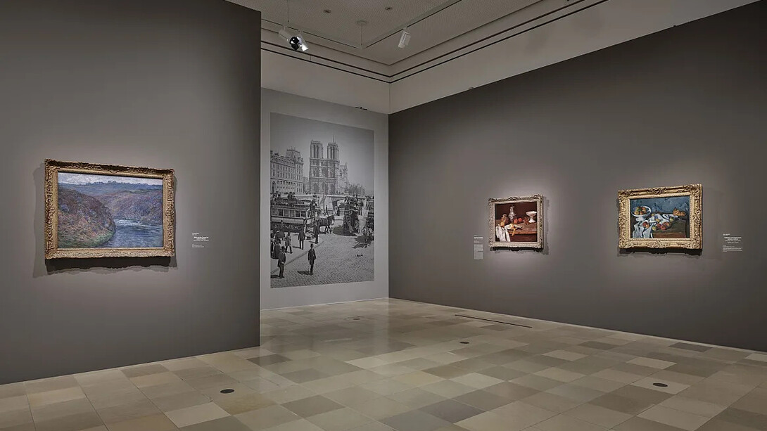 Carl Schuch und Frankreich, ausstellungsansicht. Mit freundlicher genehmigung des Städel Museums