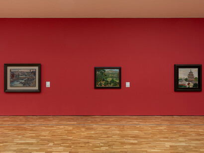 Various artists, Shape of spirituality, exhibition view. Courtesy of Long Museum