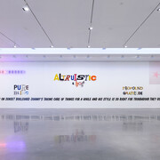 Jack Pierson, Curtains, exhibition view. Courtesy of Regen Projects 