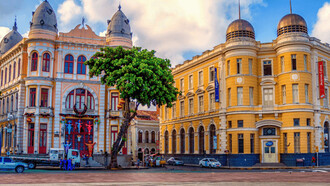 Recife, the capital of Pernambuco, is a major cultural and economic hub in Brazil's northeast, known for its canals, bridges, and historic architecture