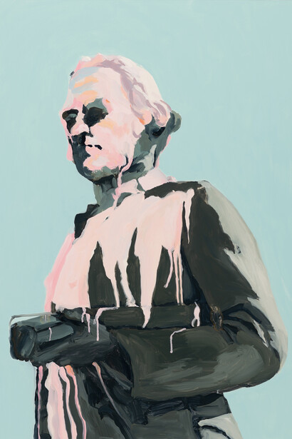 Melora Kuhn, Defaced captain cook, 2020. Mit freundlicher genehmigung der Galerie Eigen + Art
