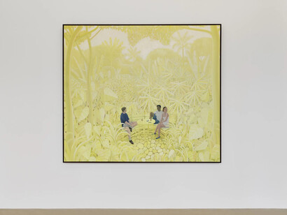 Ben Sledsens, Yellow jungle, veduta della mostra. Per gentile concessione di Massimo de Carlo Pièce Unique