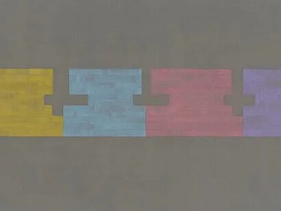 Julia Fish, Study for Threshold - Plan : [ las meninas ] [ spectrum : east to west over grey ] (detail), 2018. Courtesy of David Nolan Gallery