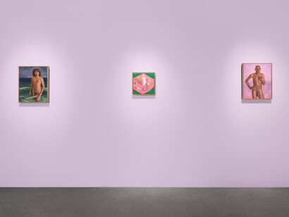Oliver Scarlin, Saltwater altar, exhibition view. Courtesy of Whatiftheworld 