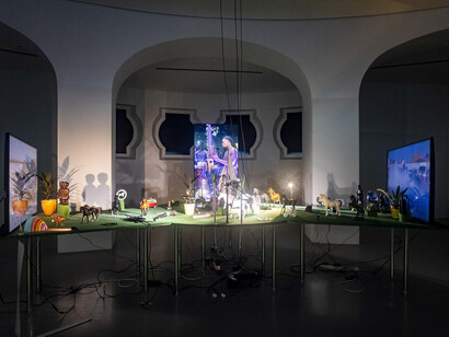 Cauleen Smith, The volcano manifesto, exhibition view. Courtesy of Kestner Gesellschaft