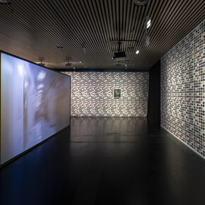 The natural contract: technology, media, human, nature, exhibition view. Courtesy of Tsinghua University Art Museum