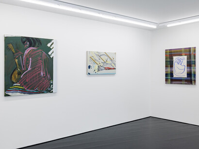 Ella Kruglyanskaya, Backgrounds, exhibition view. Courtesy of Contemporary Fine Arts