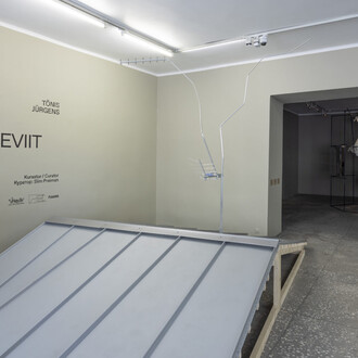 Sandra Ernits and Tõnis Jürgens, Wind note, exhibition view. Courtesy of Tallinn City Gallery