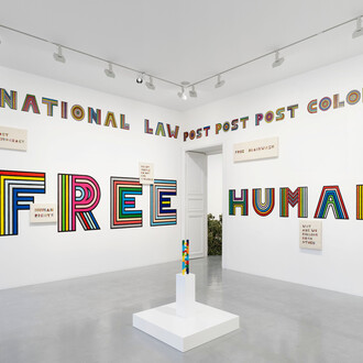 Paola Pivi, Live again, vue de l'exposition. Avec l'aimable autorisation de Perrotin