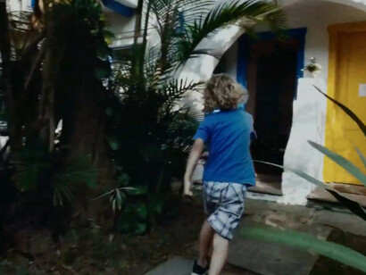 Sound designer Edson Secco working on the soundtrack of Amora — the film’s soundscape was inspired by Pedro’s imaginative world