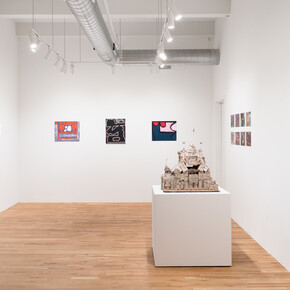 Various artists, Pictures to promote thought, exhibition view. Courtesy of Fleisher/Ollman