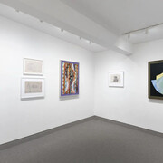 Mike Glier and Charles Burchfield, exhibition view. Courtesy of Krakow Witkin Gallery