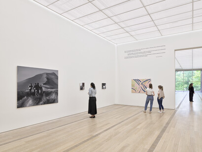 Various artists, There is only one thing I fear in life, my friend: One day, the black will swallow the red, exhibition view. Courtesy of Fondation Beyeler 