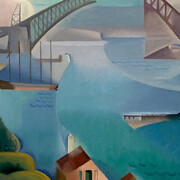 Dorrit Black, The bridge (detail), 1930. Courtesy of Art Gallery of NSW