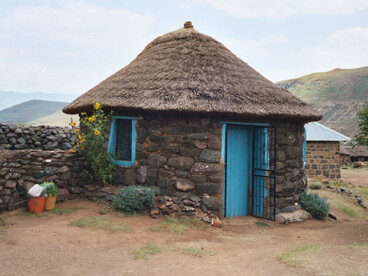 Among the Basotho people of rural Lesotho, traditional homes called rondavels hold both practical and cultural significance
