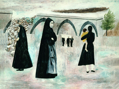 Ben Shahn, Italian landscape, 1943-44. Courtesy of the Jewish Museum