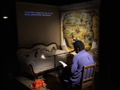 Ali Eyal, Frankfurt moves! This is not Lebanon: Ali Eyal – Don't let the beautiful colors fool you, performance (video still). Courtesy of ChertLüdde